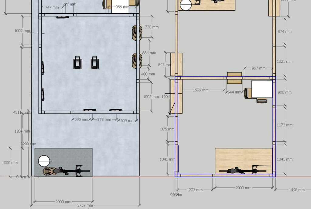 sketchUp 2D en 3D Usercase