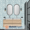 SketchUp badkamer