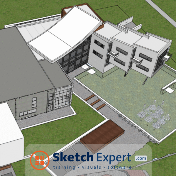SketchUp gebouw