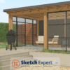 SketchUp Tuinhuis