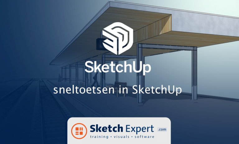 Sneltoetsen in SketchUp