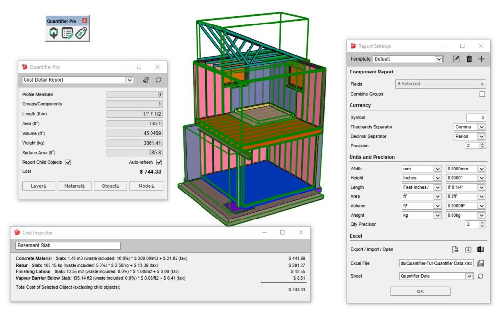 De 3 beste BIM tools voor SketchUp 3 Quantifier Pro SketchUp BIM