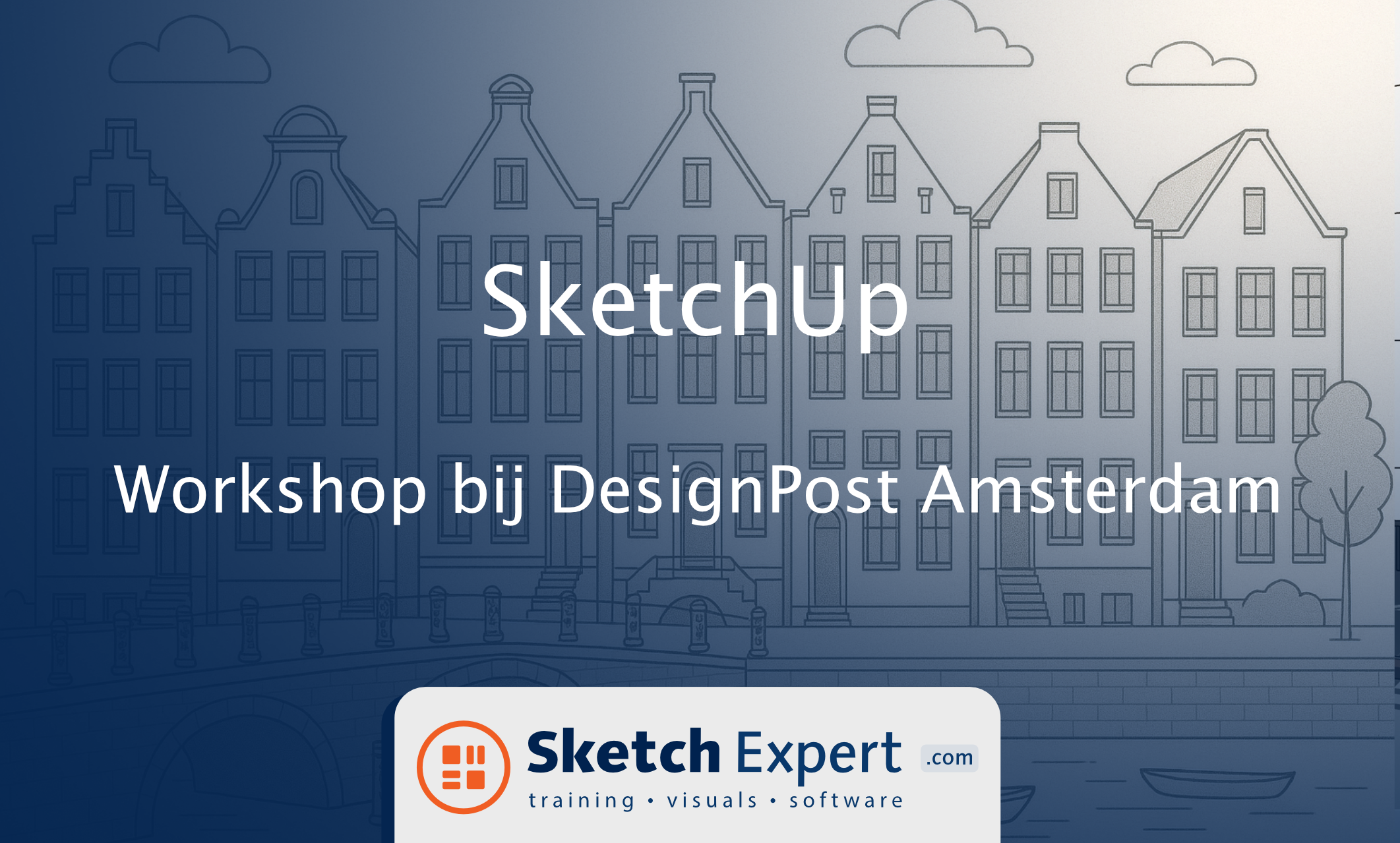 SketchUp workshop bij DesignPost Amsterdam 1 SketchUp workshop Amsterdam